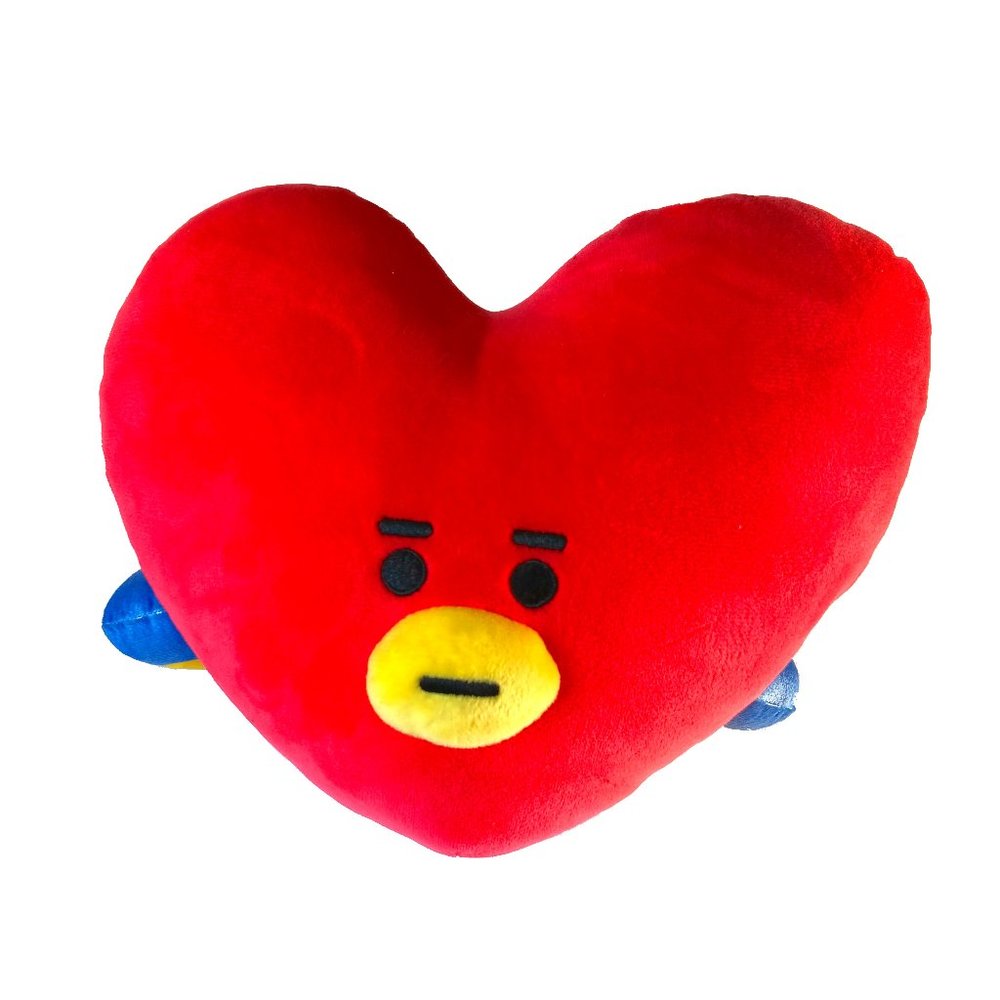 NWT BT21 Tata Laying Down Marshmallow Cushion Plush 16"
